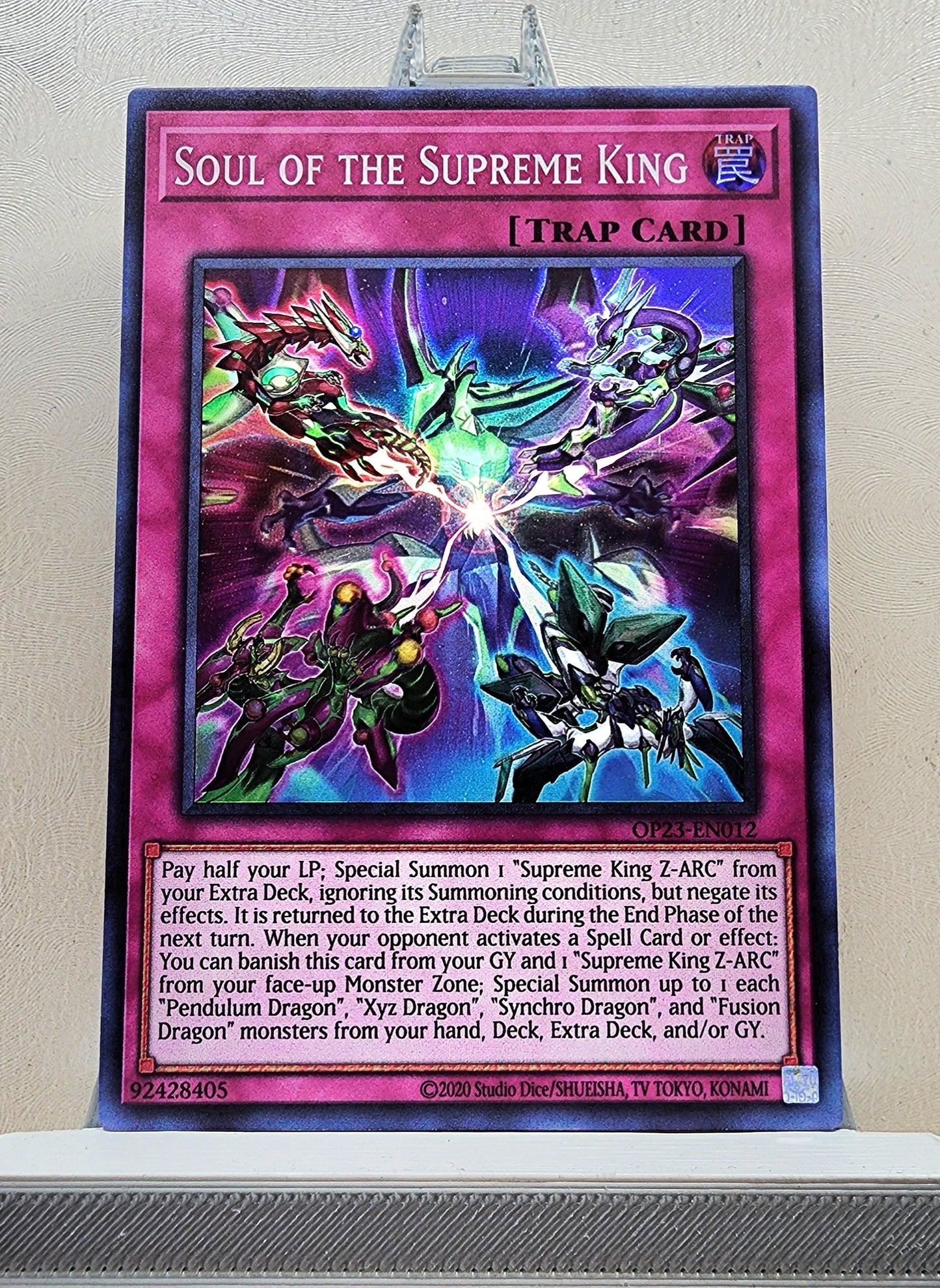 Yugioh! 1x Soul of the Supreme King (OP23 - Super Rare) Unli Edition