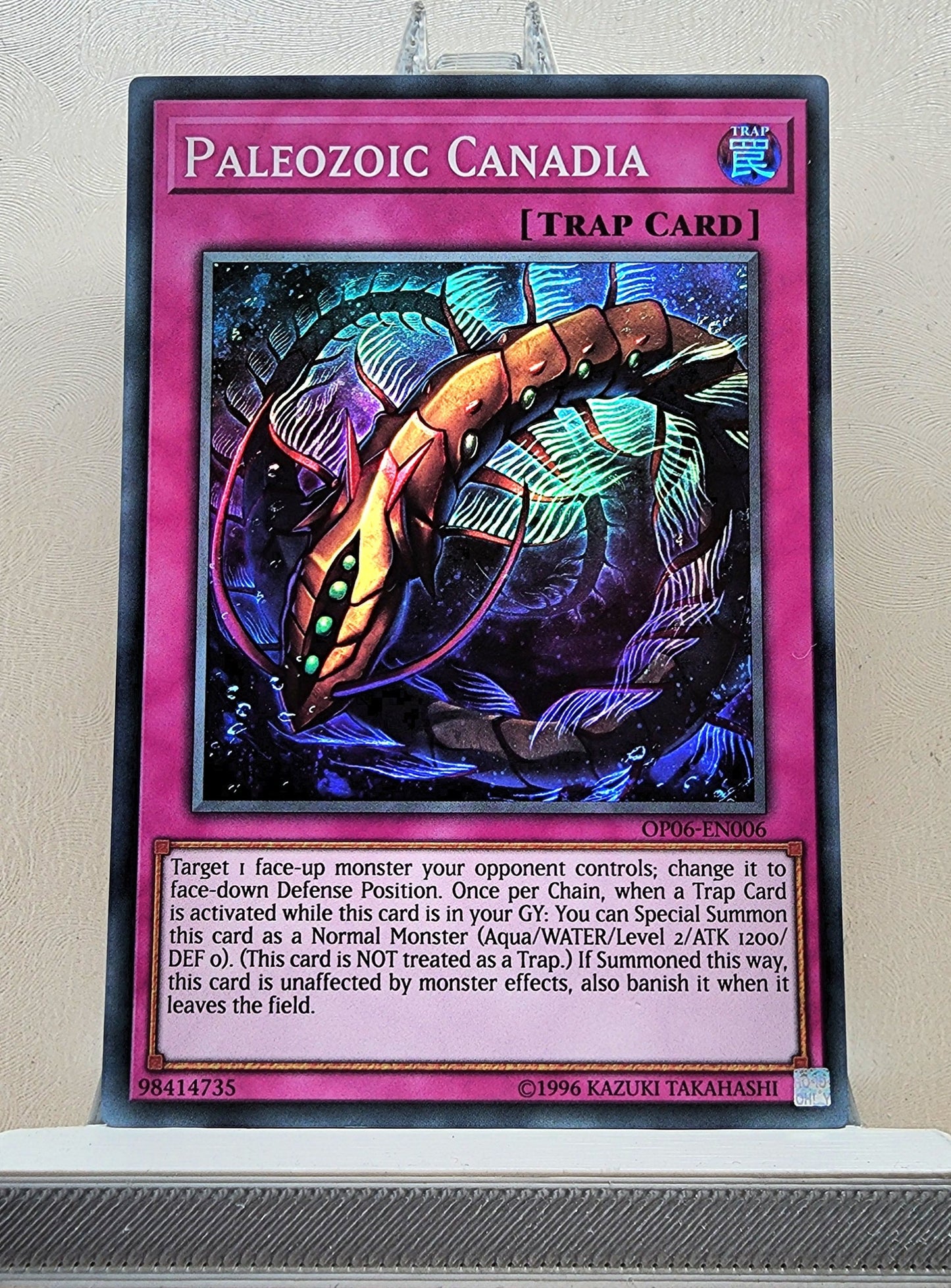 Yugioh! 1x Paleozoic Canadia (OP06 - Super Rare) Unli Edition