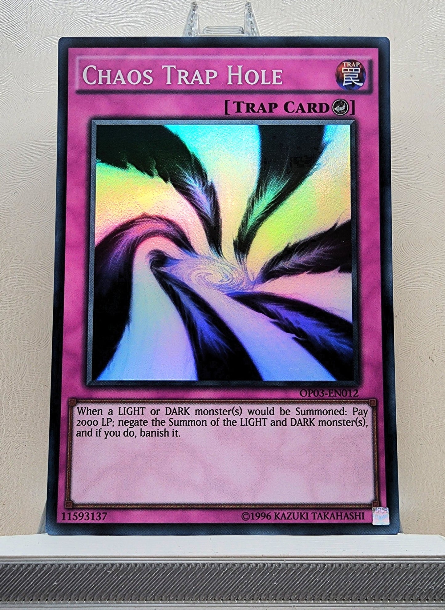 Yugioh! 1x Chaos Trap Hole (OP03 - Super Rare) Unli Edition