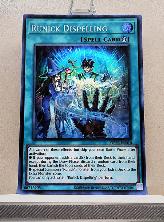 Yugioh! 1x Runick Dispelling (OP22 - Super Rare) Unli Edition