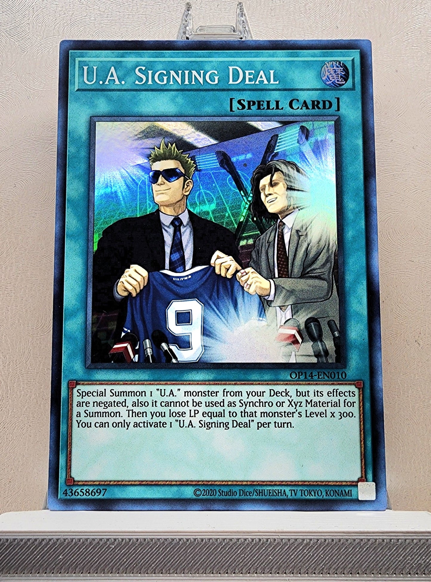 Yugioh! 1x U.A Signing Deal (OP14 - Super Rare) Unli Edition