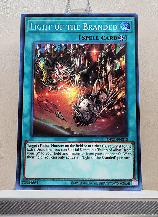 Yugioh! 1x Light of the Branded (OP21 - Super Rare) Unli Edition