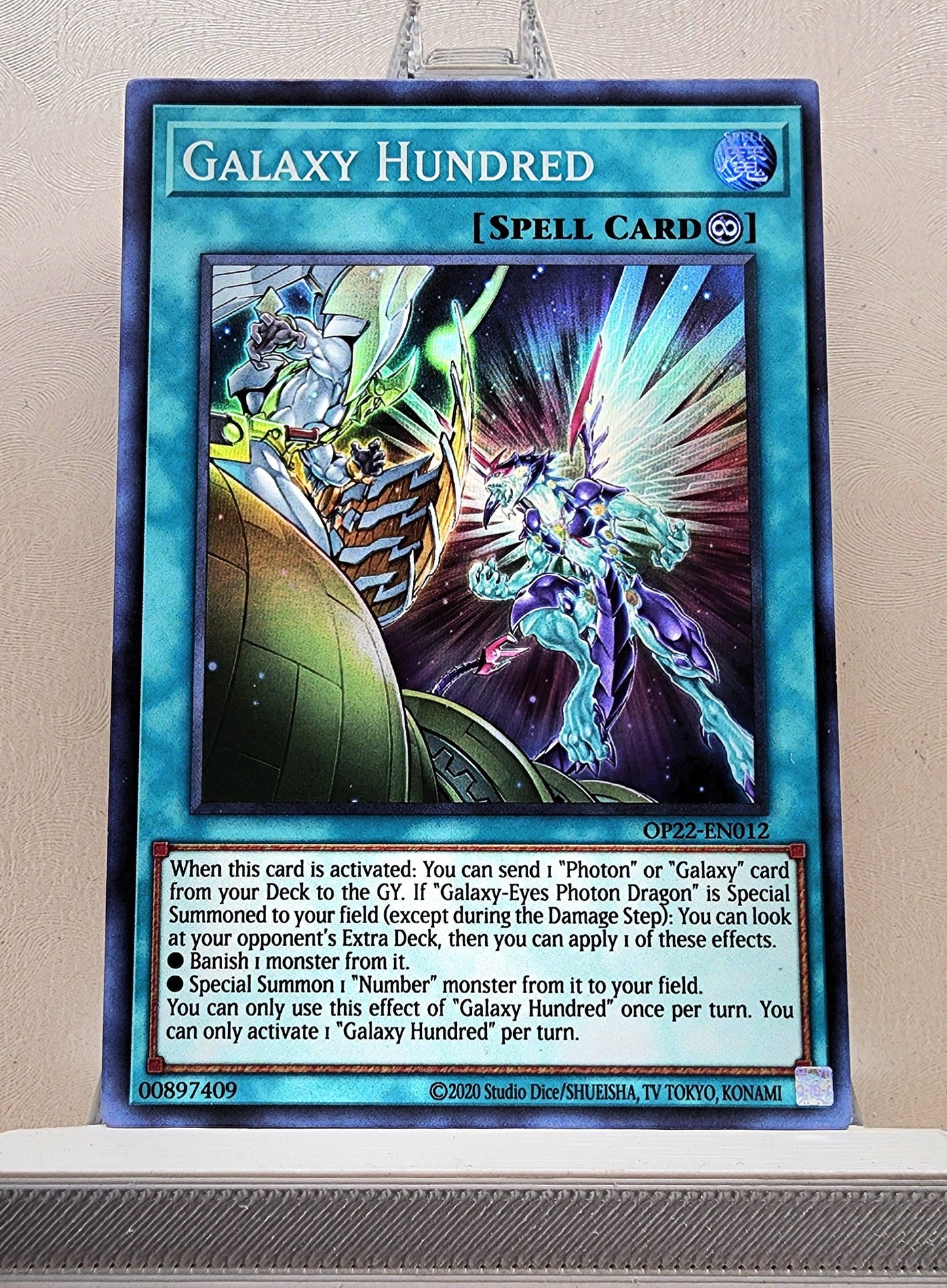 Yugioh! 1x Galaxy Hundred (OP22 - Super Rare) Unli Edition