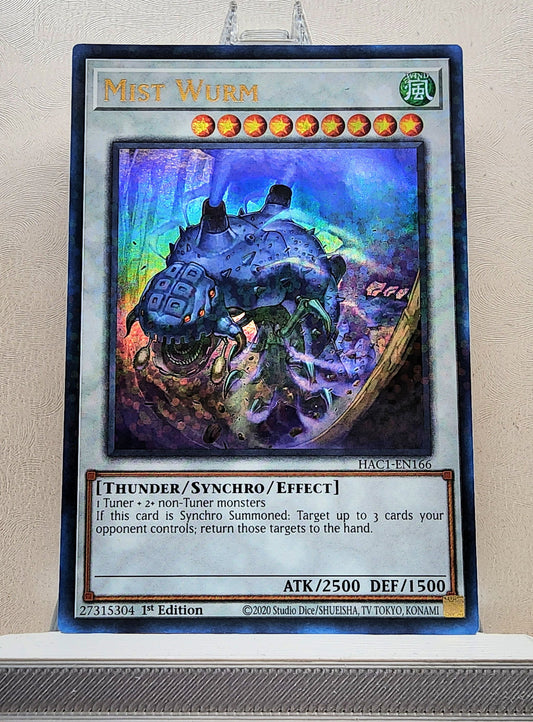 Yugioh! 1x Mist Wurm (HAC1 - Duel Terminal Ultra Parallel Rare) 1st Edition