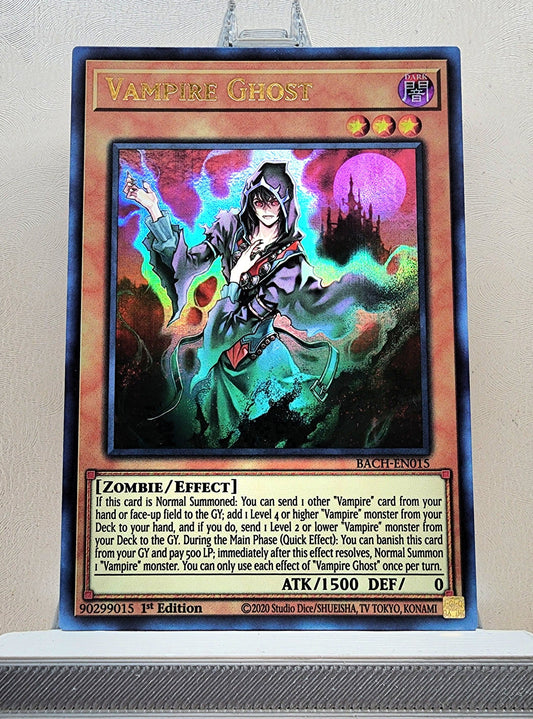 Yugioh! 1x Vampire Ghost (BACH - Ultra Rare) 1st Edition