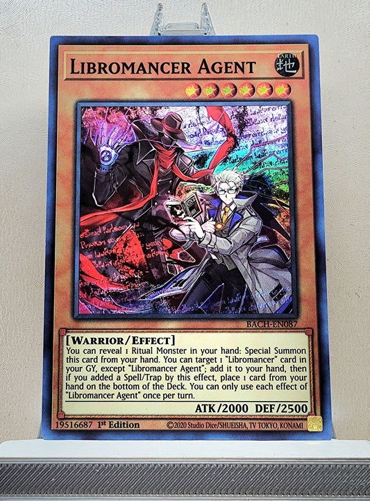 Yugioh! 1x Libromancer Agent (BACH - Super Rare) 1st Edition