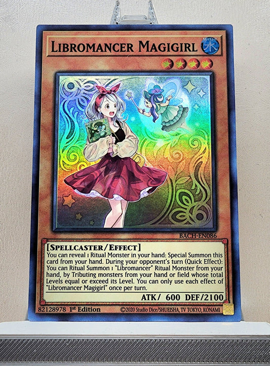 Yugioh! 1x Libromancer Magigirl (BACH - Super Rare) 1st Edition