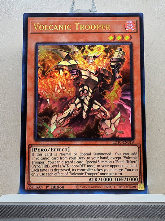 Yugioh! 1x Volcanic Trooper (LD10 - Ultra Rare) 1st Edition