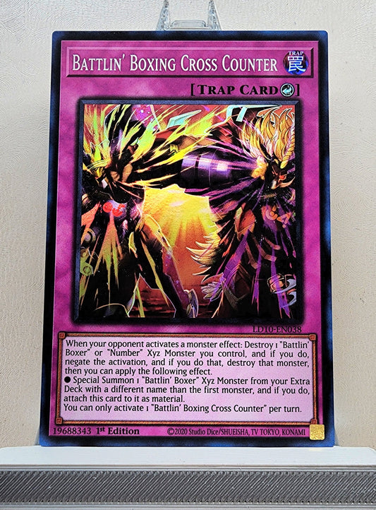 Yugioh! 1x Battlin' Boxing Cross Counter (LD10 - Super Rare) 1st Edition