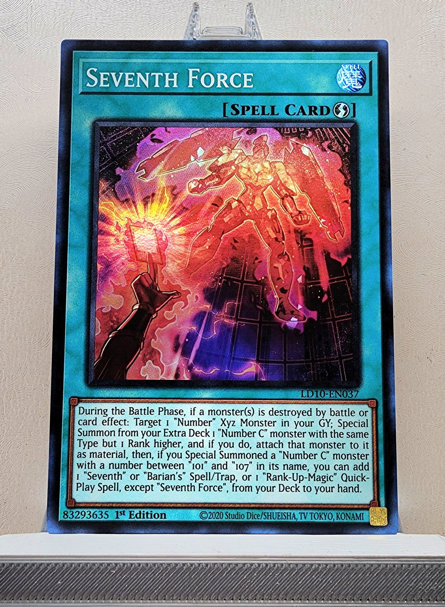 Yugioh! 1x Seventh Force (LD10 - Super Rare) 1st Edition