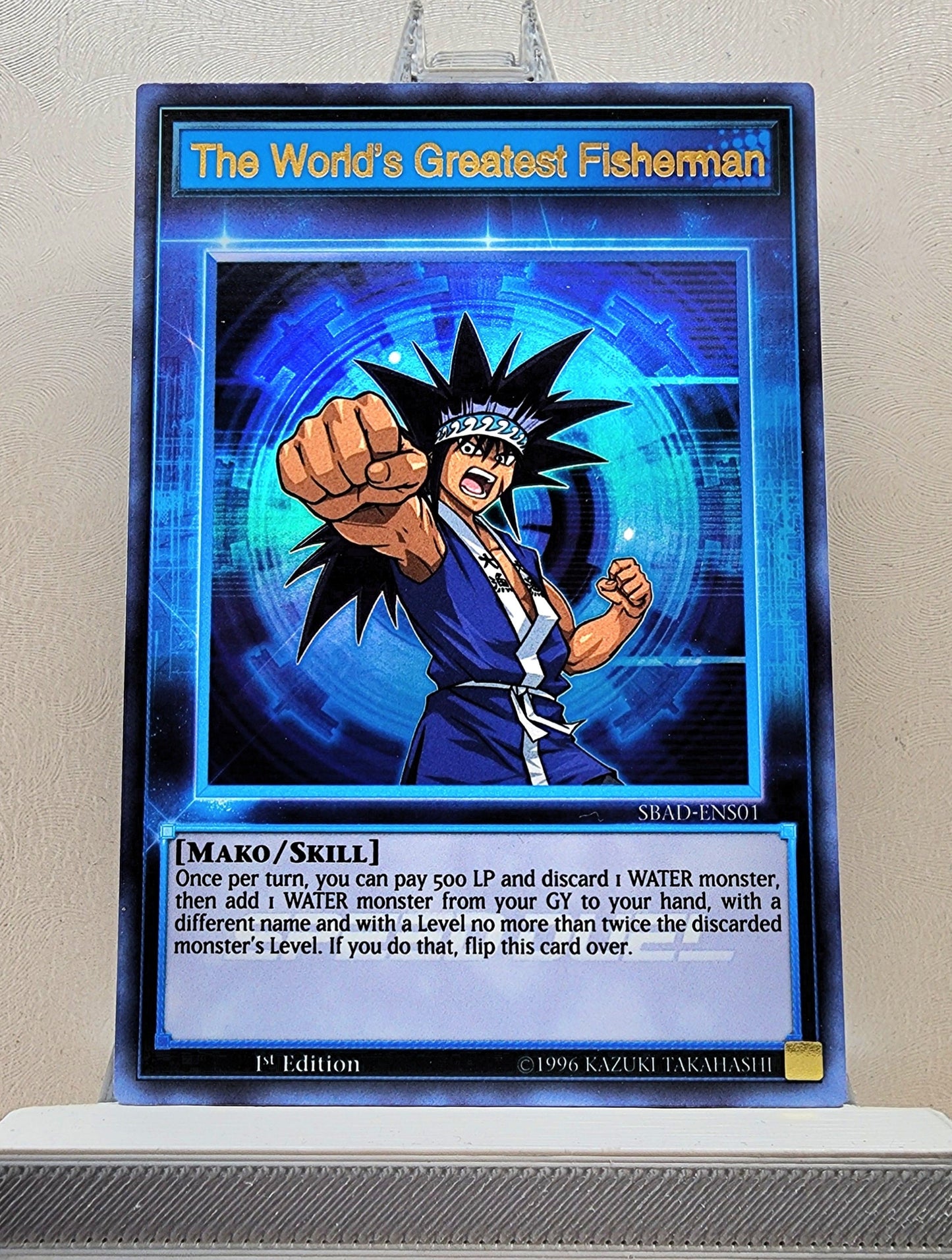 Yugioh! 1x The World's Greatest Fisherman (SBAD - Ultra Rare) 1st Edition