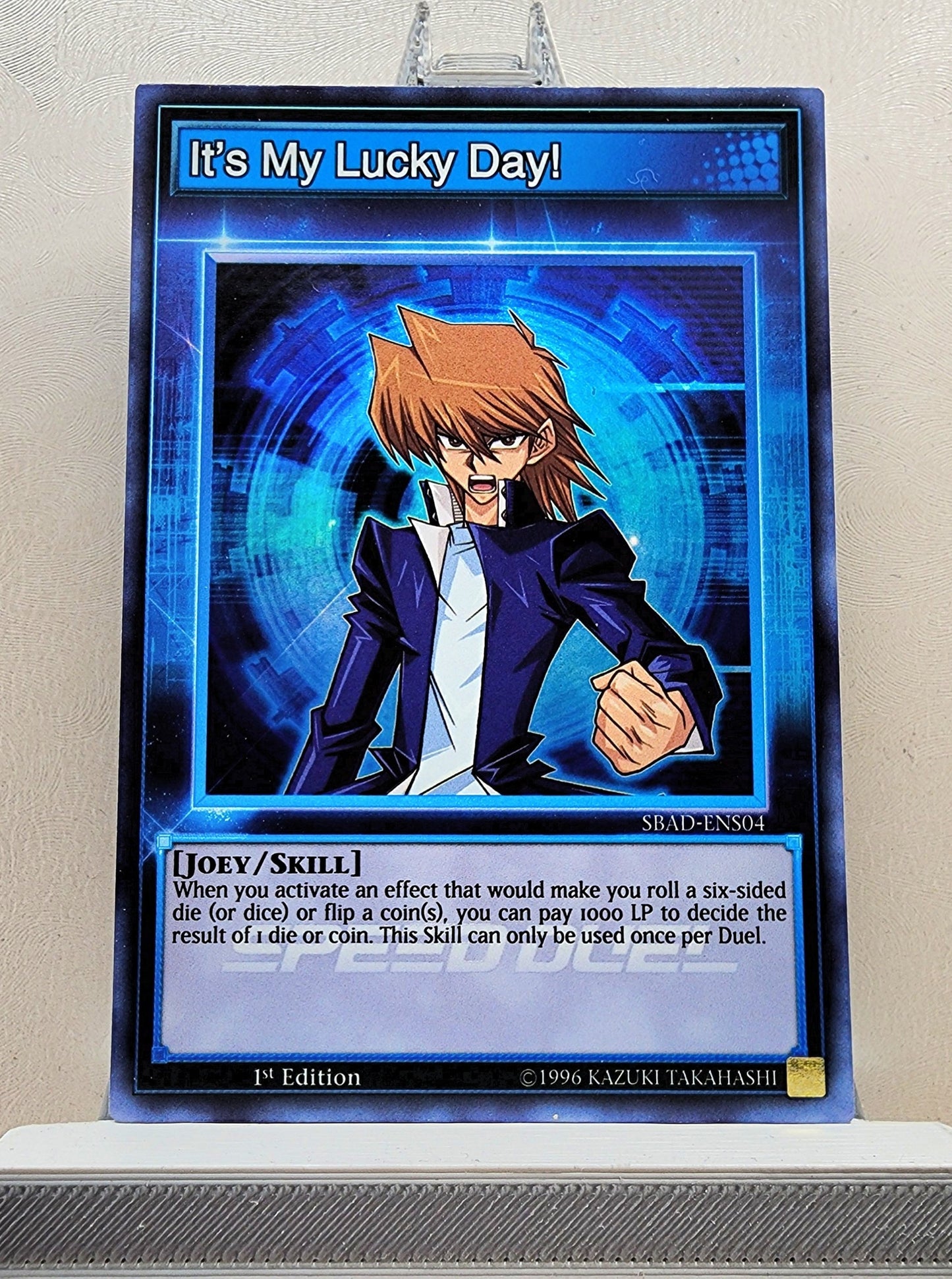 Yugioh! 1x It's My Lucky Day (SBAD - Super Rare) 1st Edition