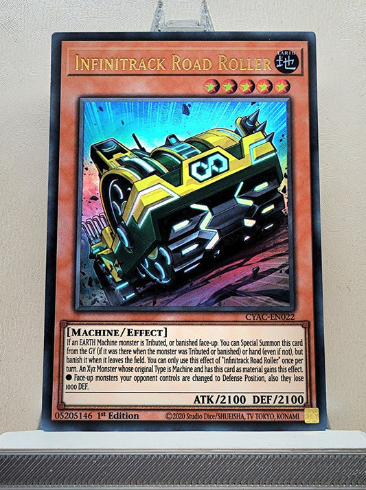 Yugioh! 1x Infinitrack Road Roller (CYAC - Ultra Rare) 1st Edition