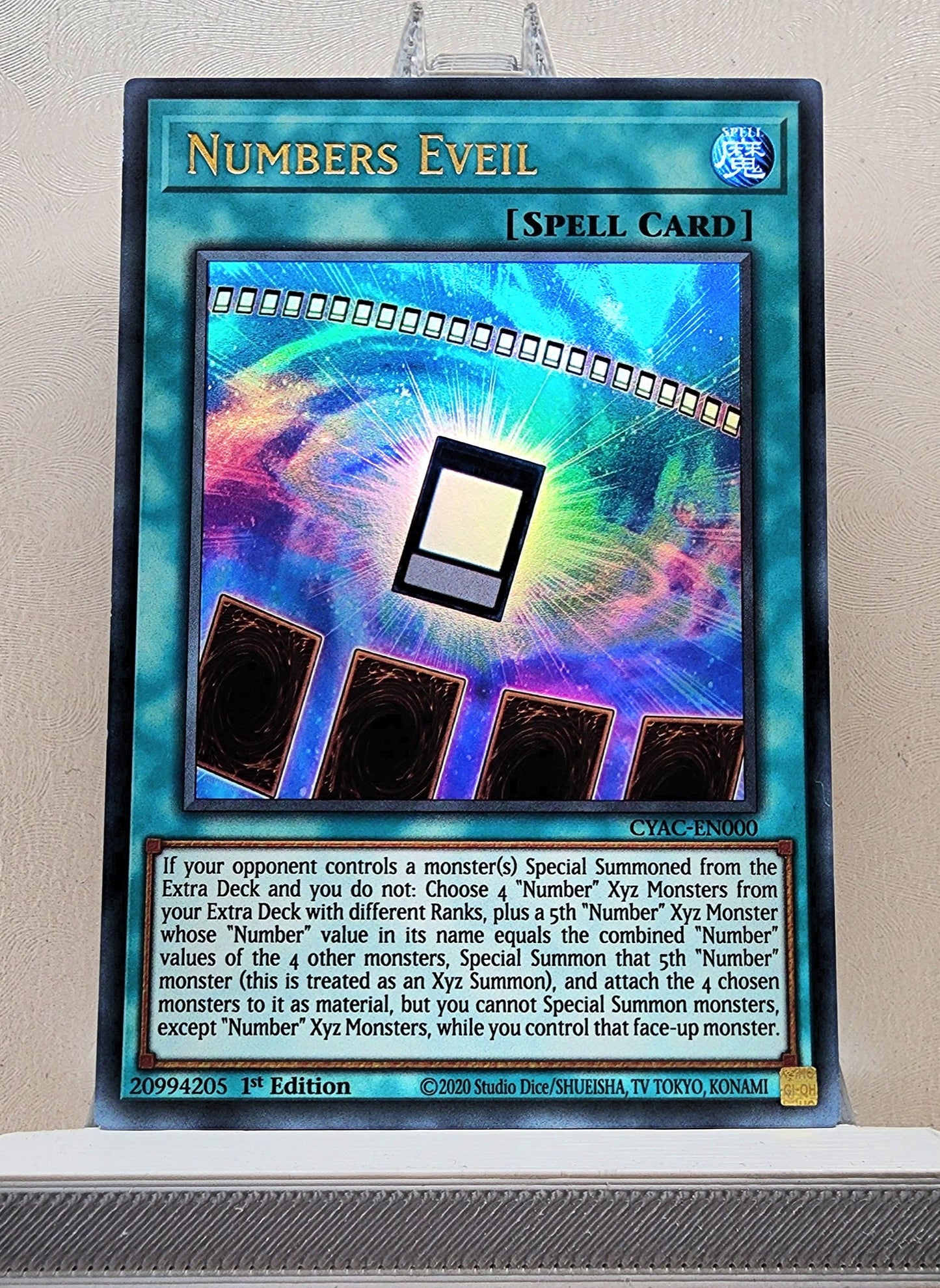 Yugioh! 1x Numbers Eveil (CYAC - Ultra Rare) 1st Edition