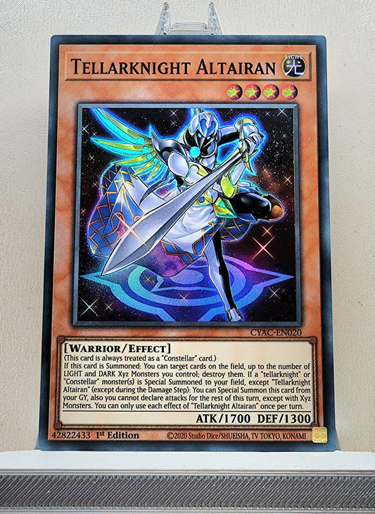 Yugioh! 1x Tellarknight Altairan (CYAC - Super Rare) 1st Edition