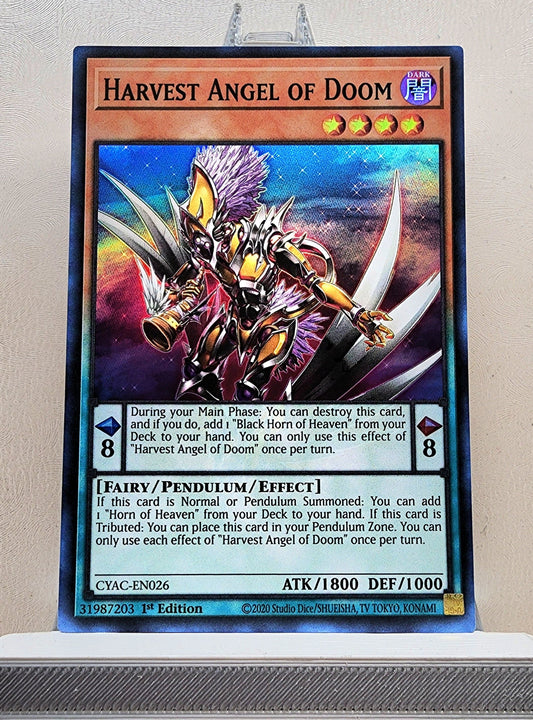 Yugioh! 1x Harvest Angel of Doom (CYAC - Super Rare) 1st Edition