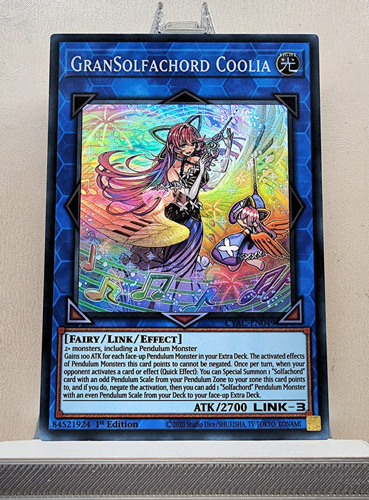 Yugioh! 1x GranSolfachord Coolia (CYAC - Super Rare) 1st Edition