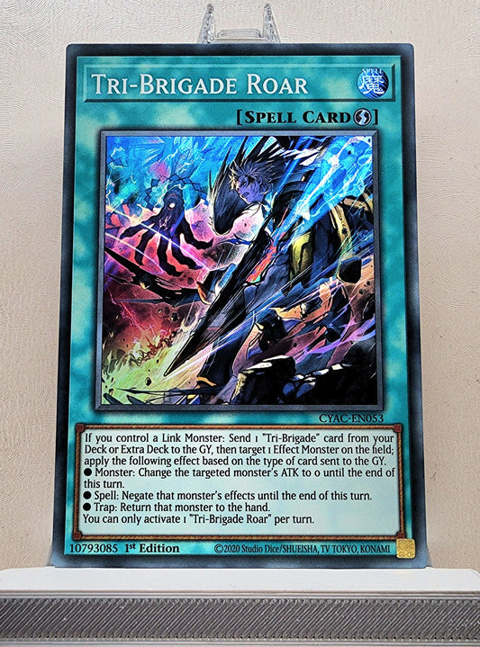 Yugioh! 1x Tri-Brigade Roar (CYAC - Super Rare) 1st Edition