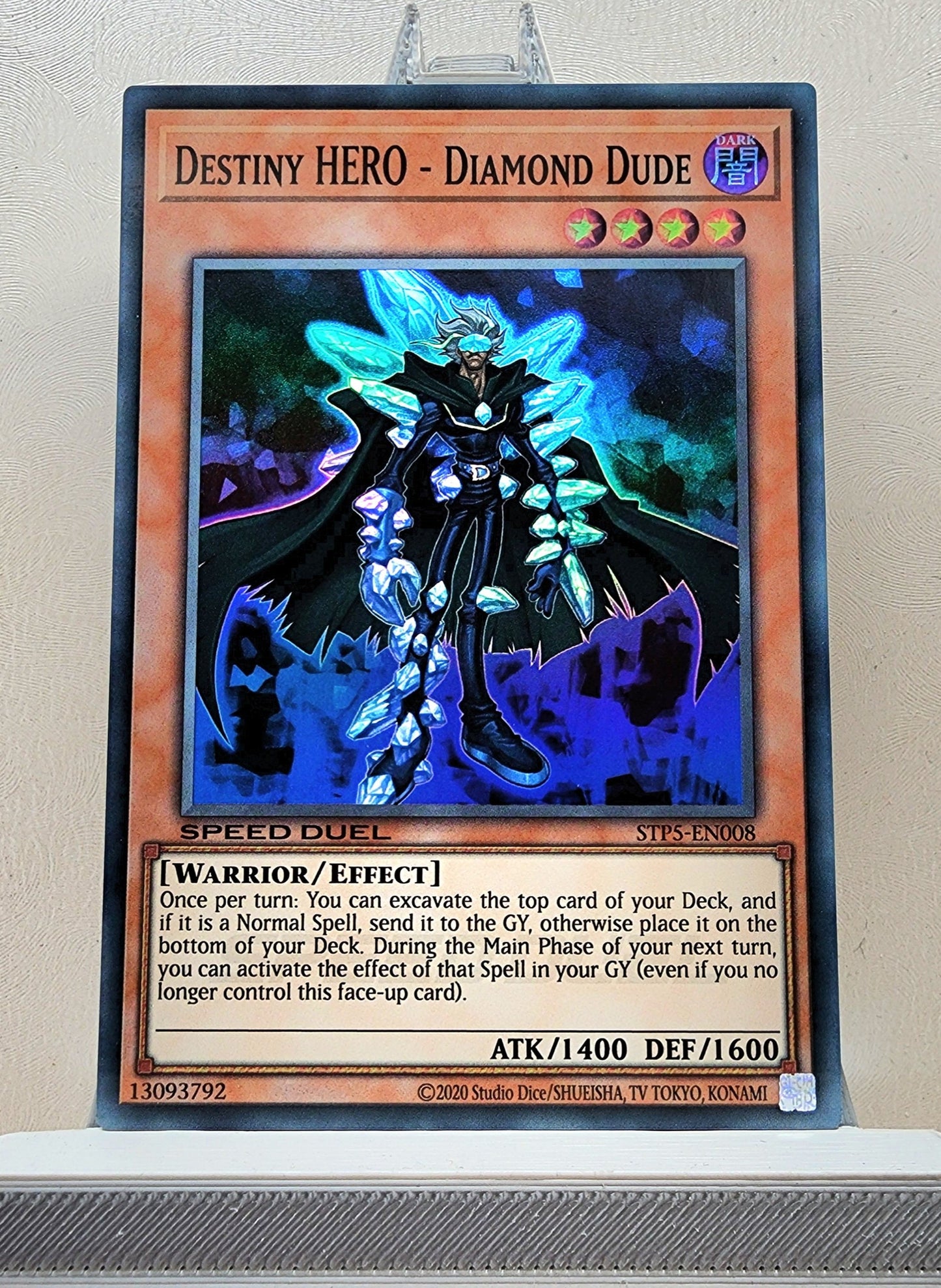 Yugioh! 1x Destiny HERO - Diamond Dude (STP5 - Super Rare) Unli Edition