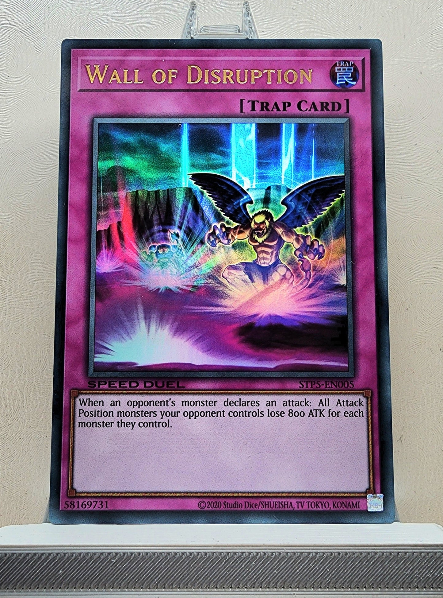 Yugioh! 1x Wall of Disruption (STP5 - Ultra Rare) Unli Edition