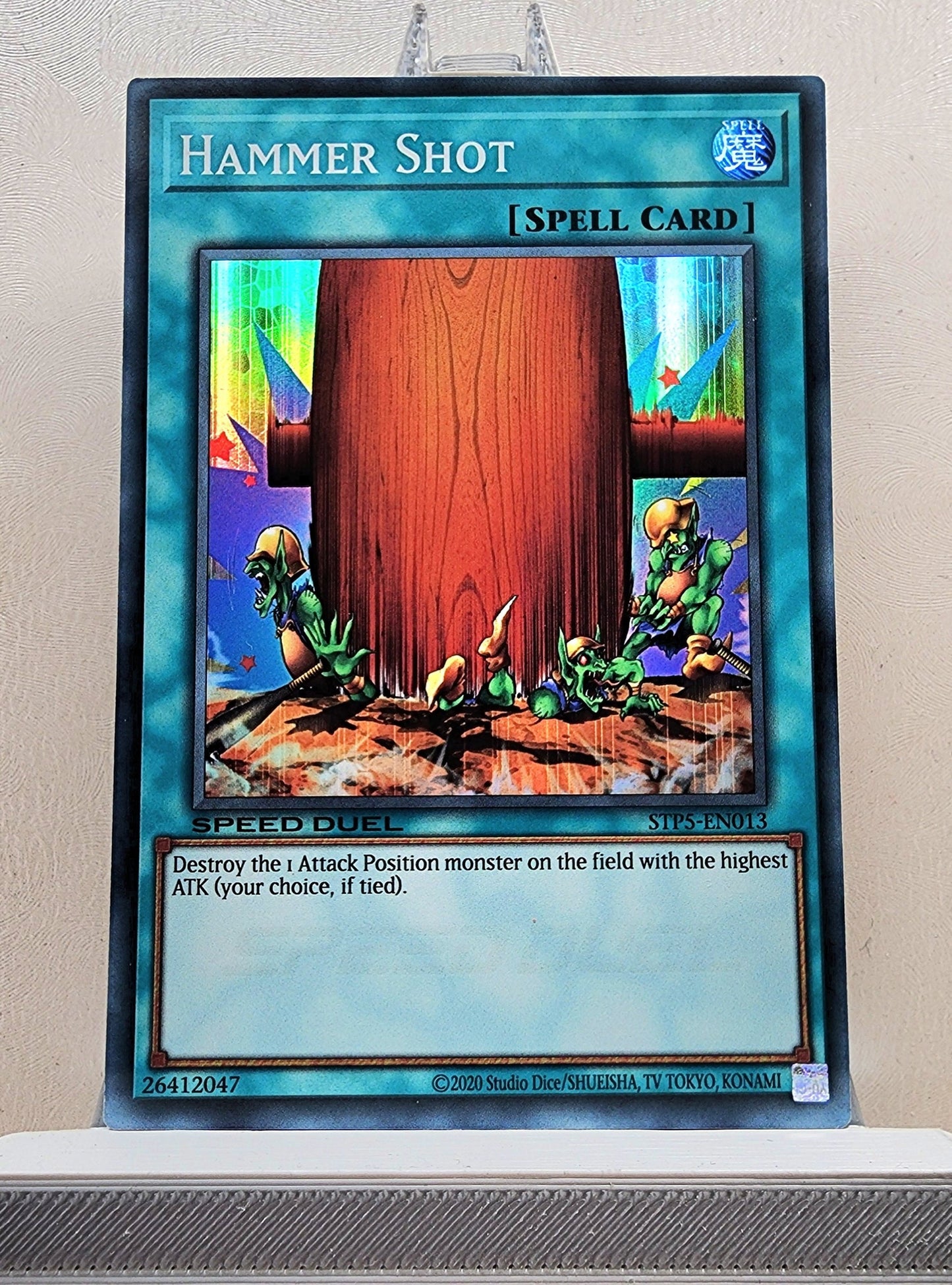 Yugioh! 1x Hammer Shot (STP5 - Super Rare) Unli Edition