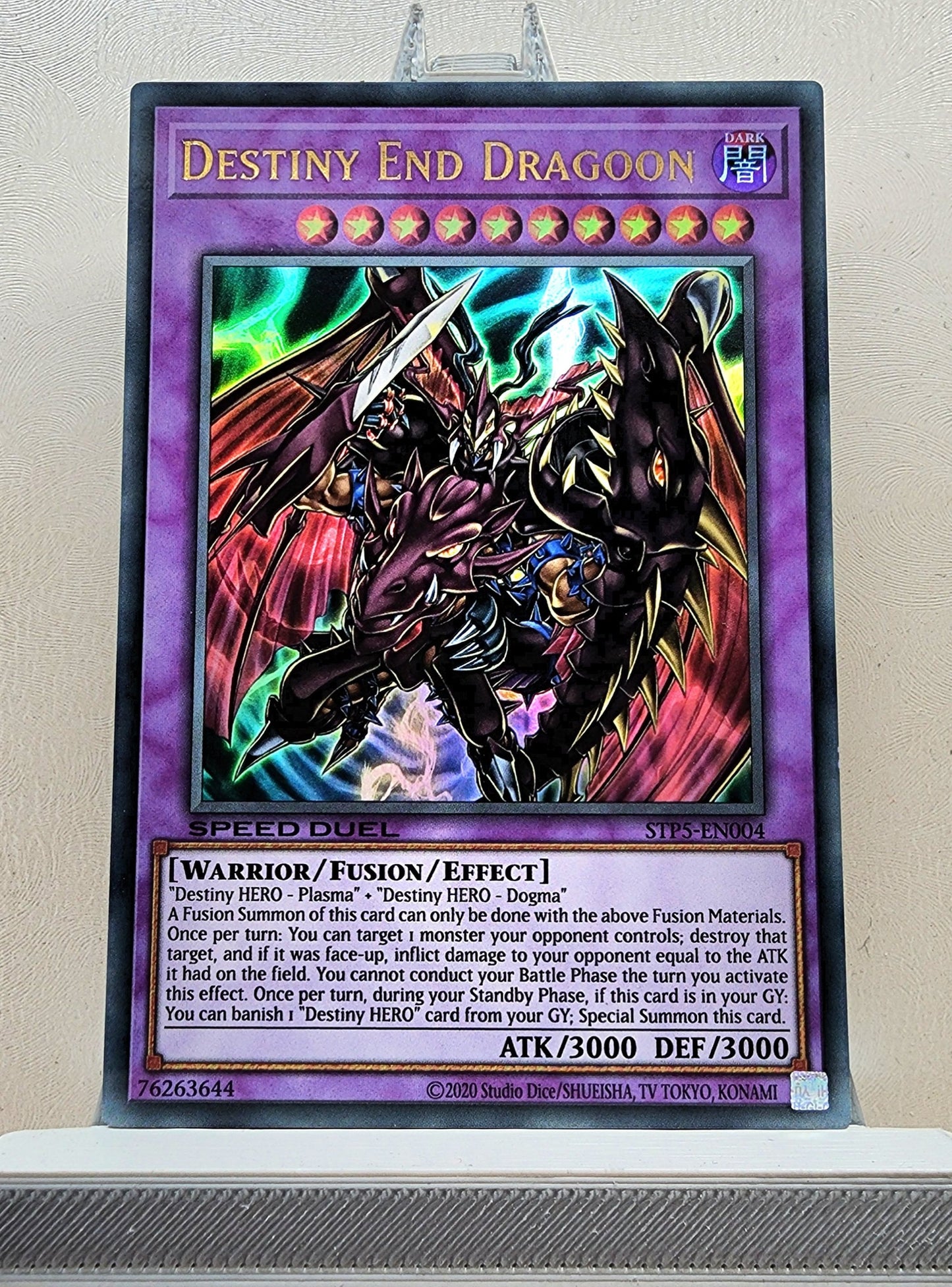 Yugioh! 1x Destiny End Dragoon (STP5 - Ultra Rare) Unli Edition