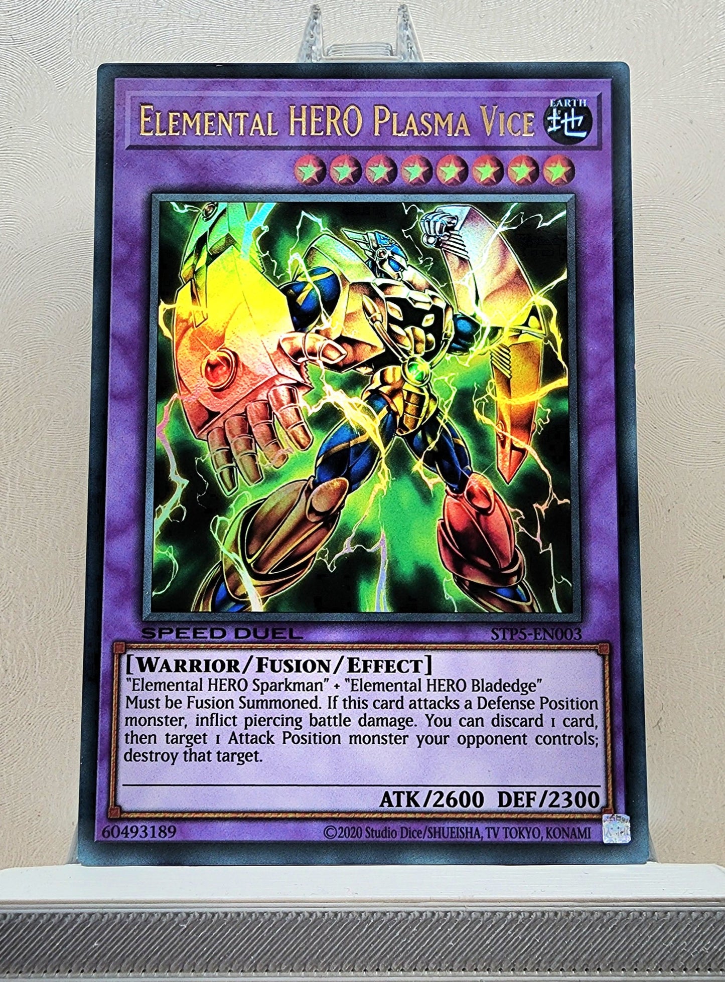 Yugioh! 1x Elemental HERO Plasma Vice (STP5 - Ultra Rare) Unli Edition