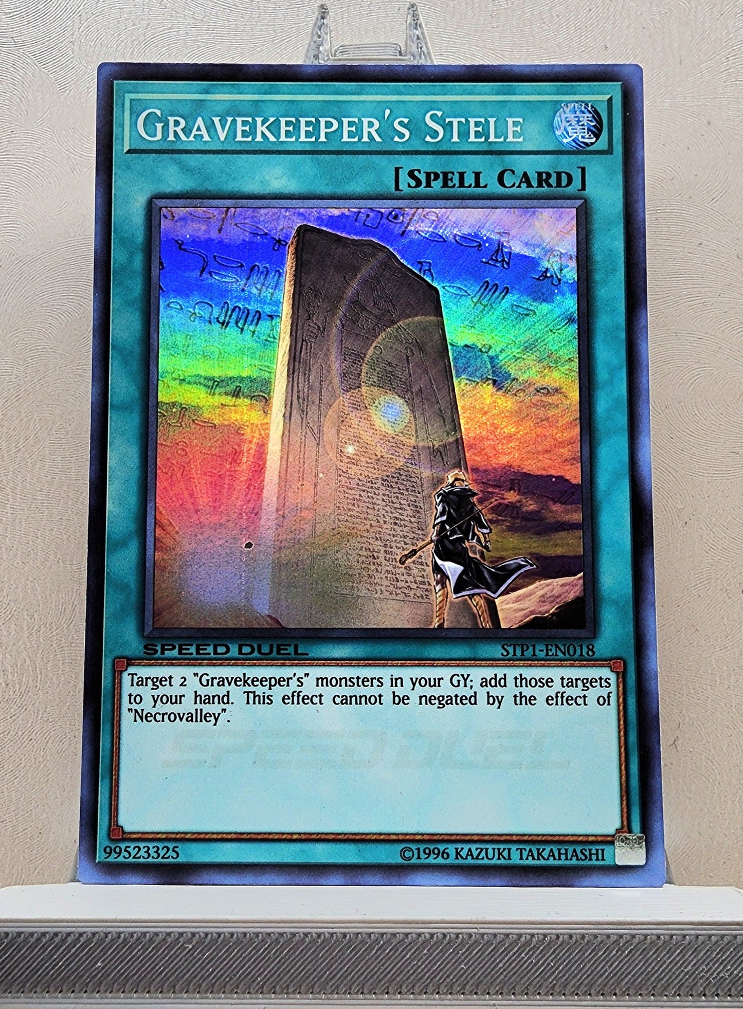 Yugioh! 1x Gravekeeper's Stele (STP1 - Super Rare) Unli Edition