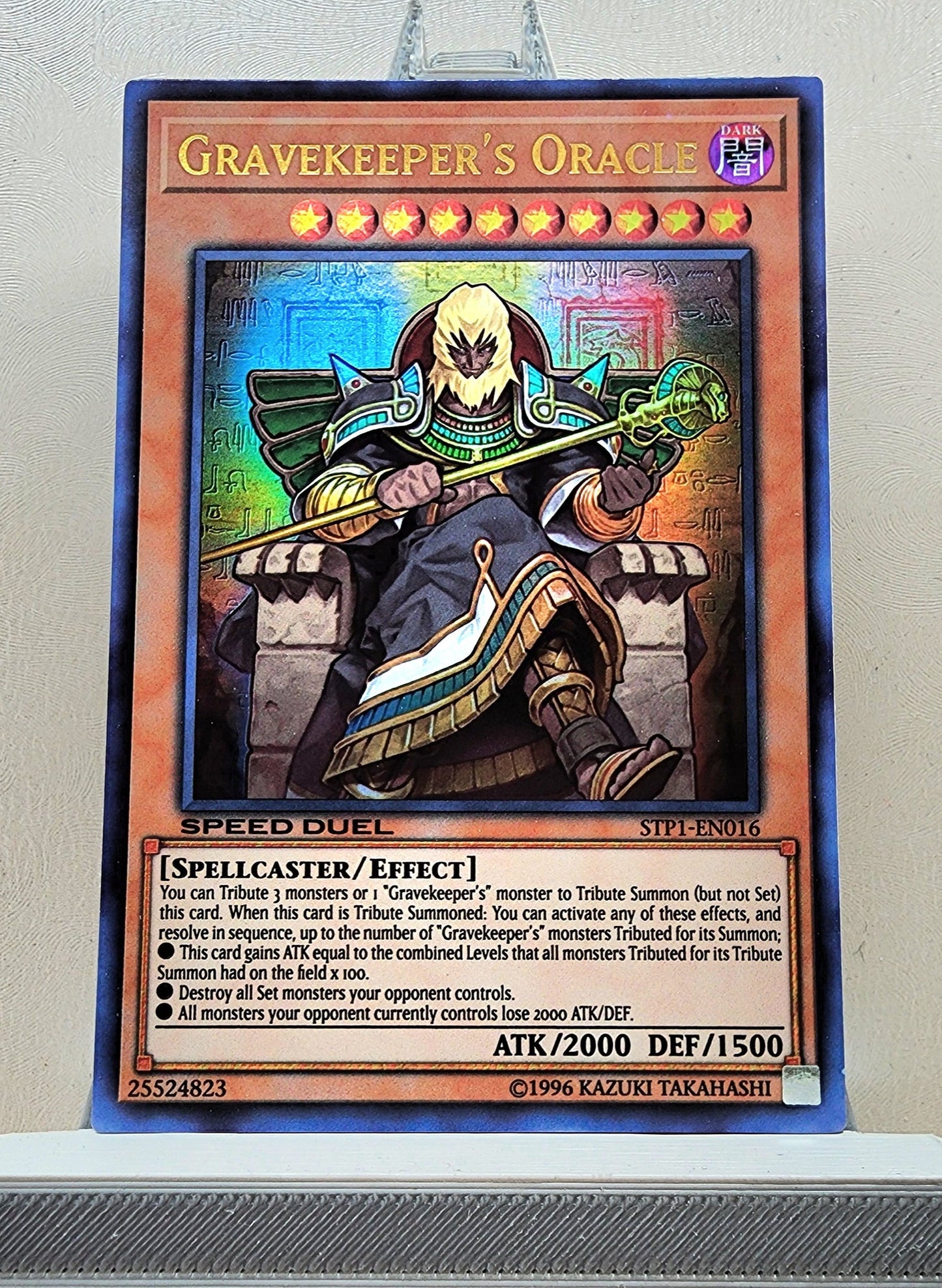 Yugioh! 1x Gravekeeper's Oracle (STP1 - Ultra Rare) Unli Edition