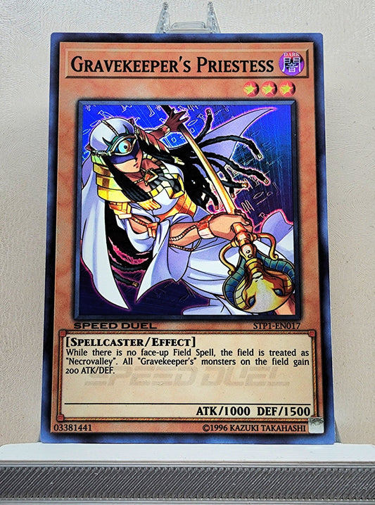 Yugioh! 1x Gravekeeper's Priestess (STP1 - Super Rare) Unli Edition