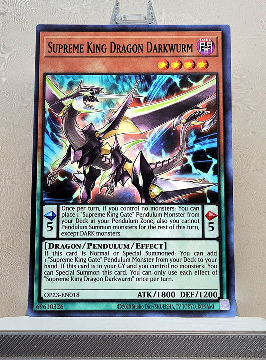 Yugioh! 1x Supreme King Dragon Darkwurm (OP23 - Common) Unli Edition