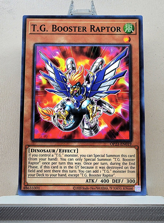 Yugioh! 1x T.G Booster Raptor (OP23 - Common) Unli Edition