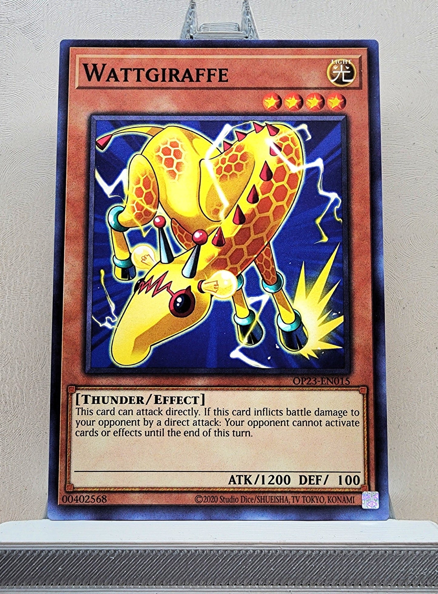 Yugioh! 1x Wattgiraffe (OP23 - Common) Unli Edition