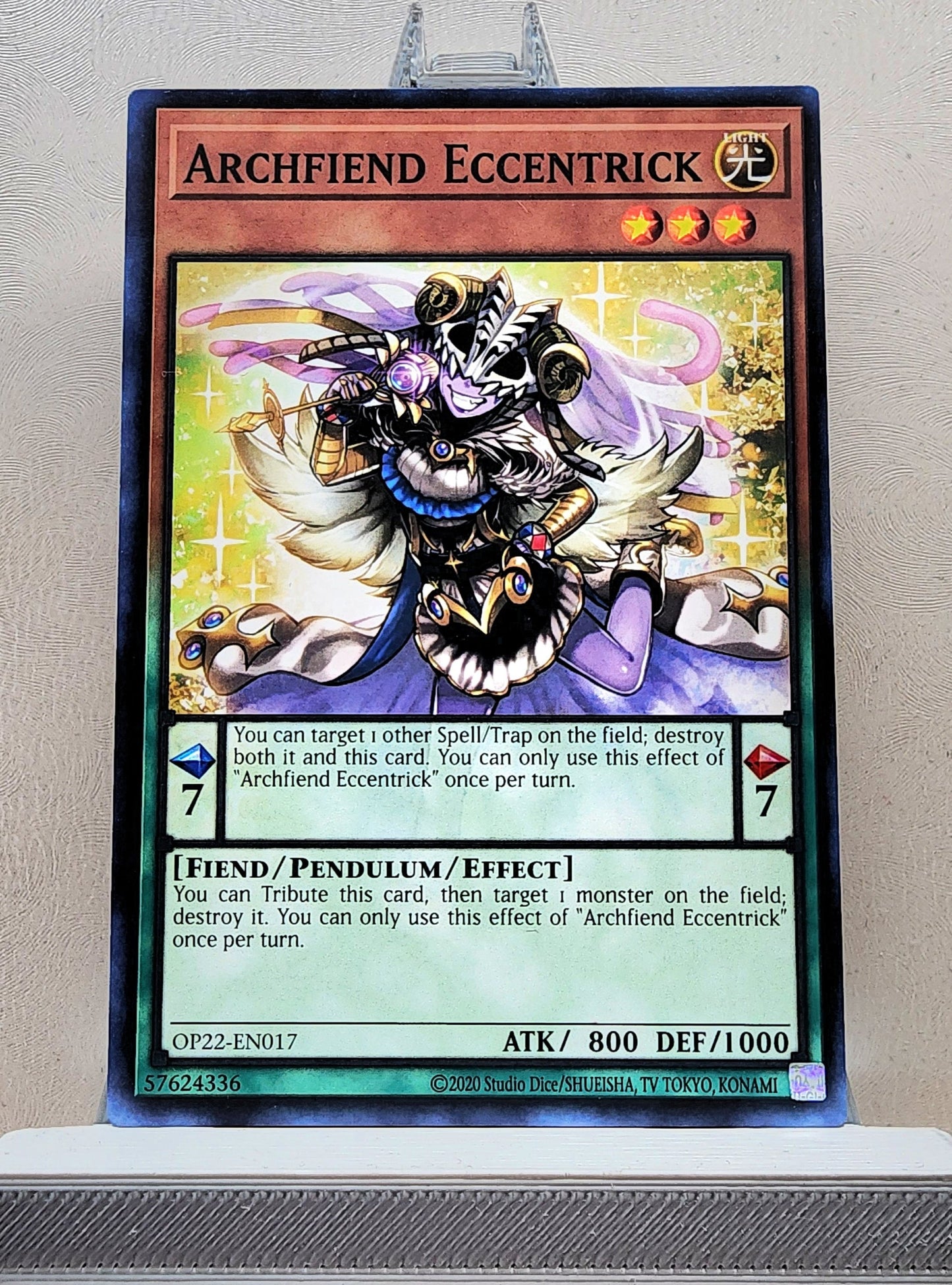 Yugioh! 1x Archfiend Eccentrick (OP22 - Common) Unli Edition