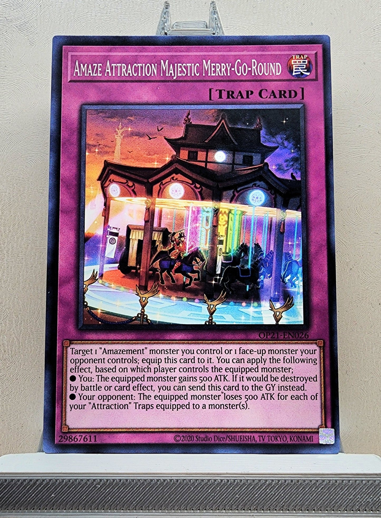 Yugioh! 1x Amaze Attraction Majestic Merry Go Round (OP21 - Common) Unli Edition