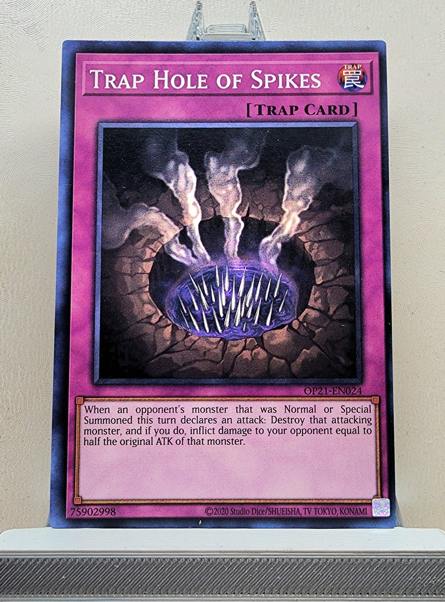 Yugioh! 1x Trap Hole of Spikes (OP21 - Common) Unli Edition