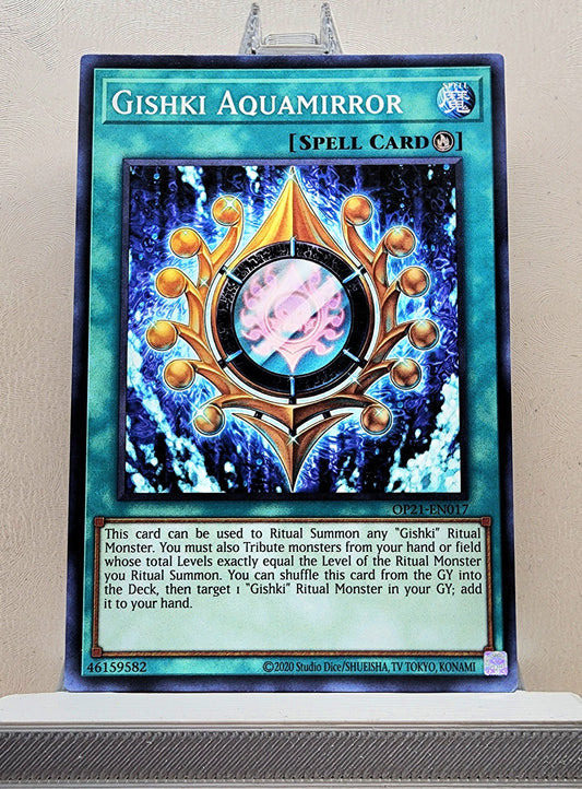 Yugioh! 1x Gishki Aquamirror (OP21 - Common) Unli Edition