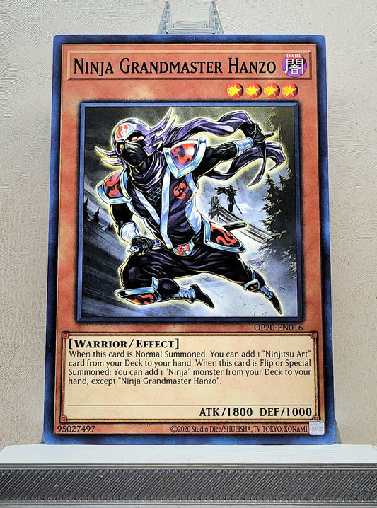 Yugioh! 1x Ninja Grandmaster Hanzo (OP20 - Common) Unli Edition