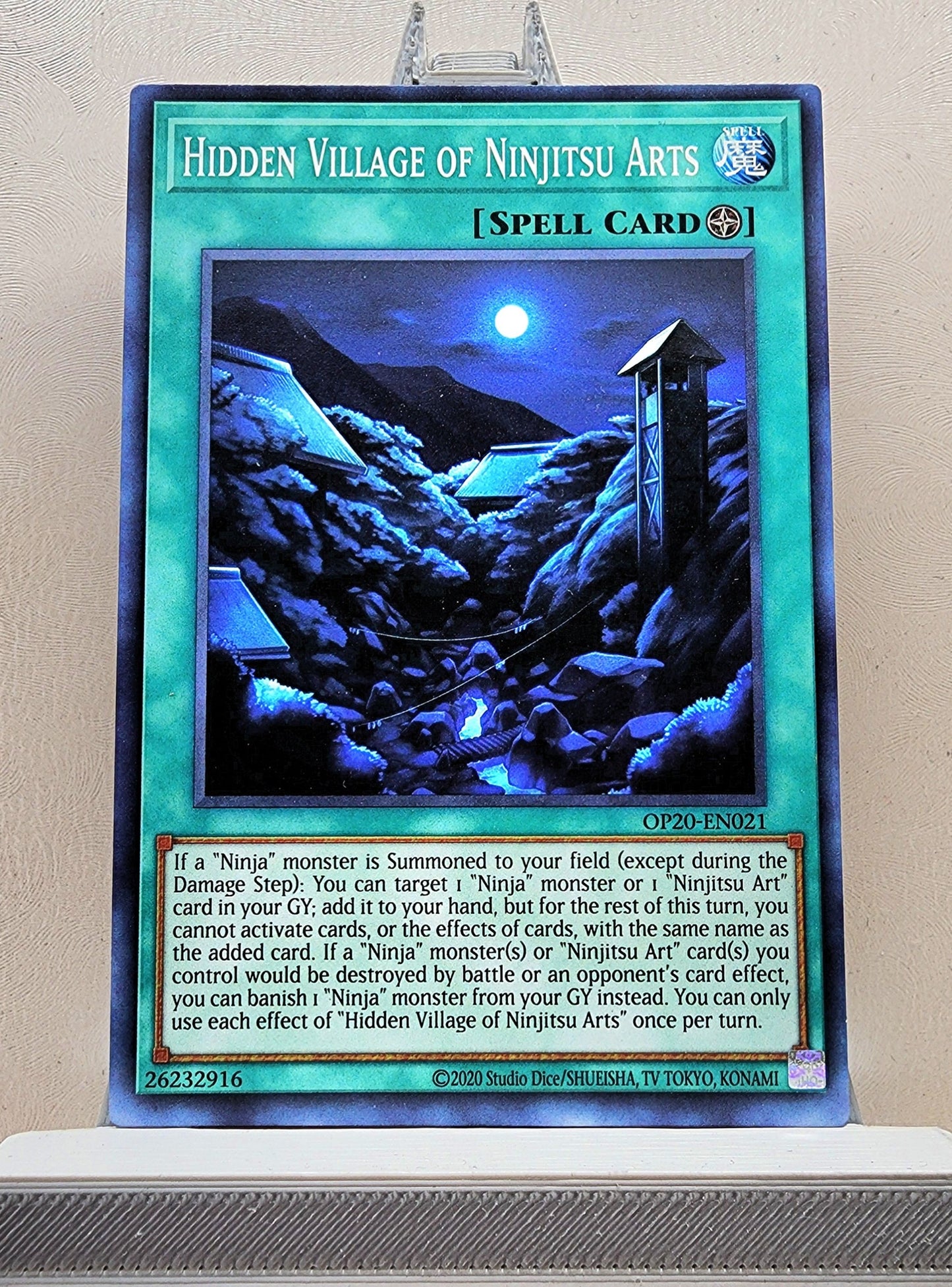 Yugioh! 1x Hidden Village of Ninjutsu Arts (OP20 - Common) Unli Edition