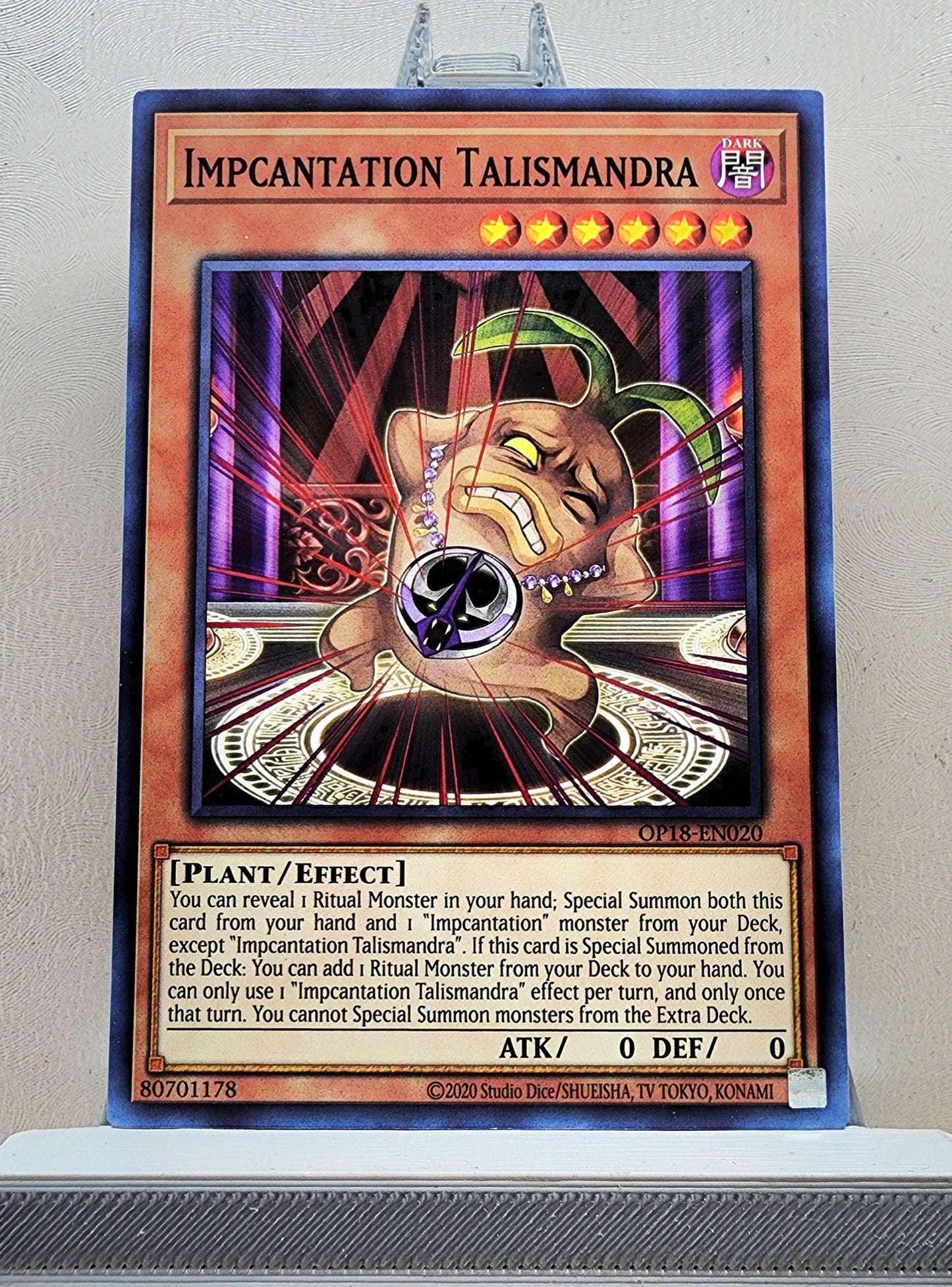 Yugioh! 1x Impcantation Talismandra (OP18 - Common) Unli Edition