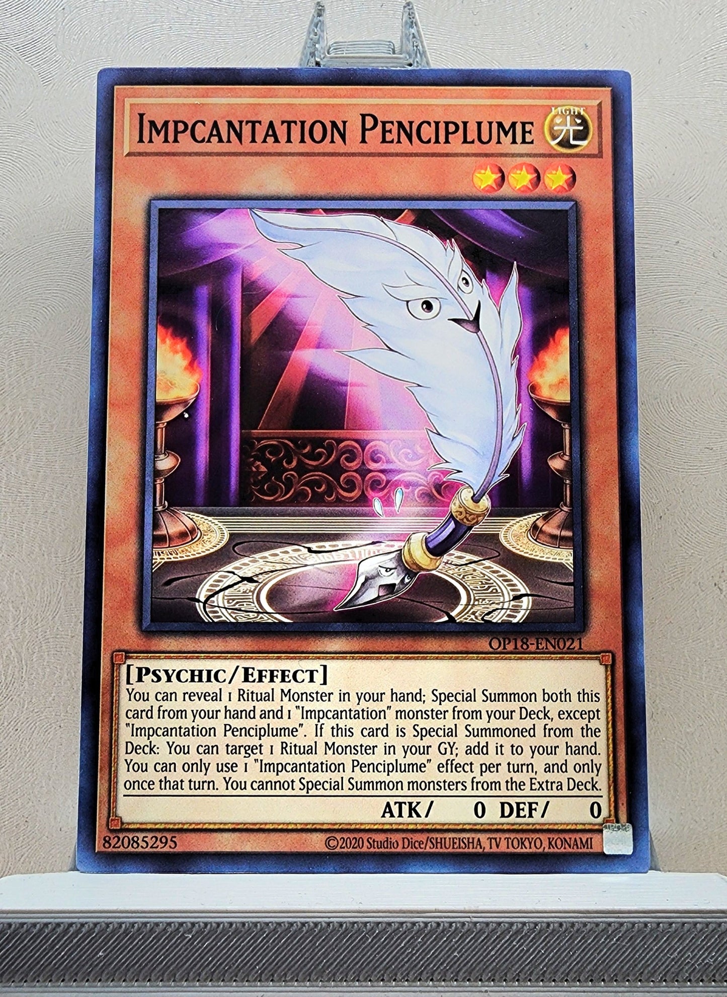 Yugioh! 1x Impcantation Penciplume (OP18 - Common) Unli Edition