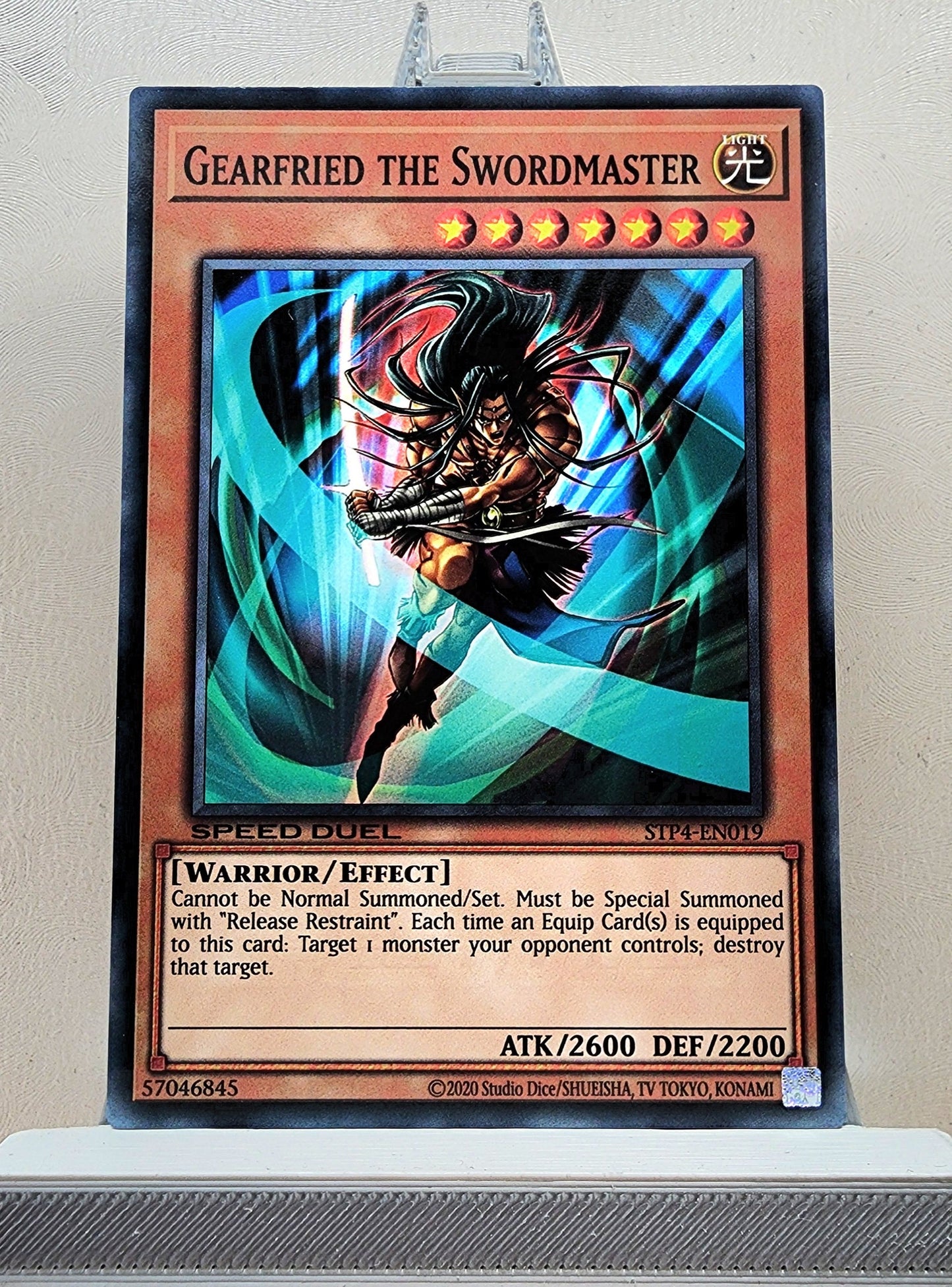 Yugioh! 1x Gearfried the Swordmaster (STP4 - Common) Unli Edition