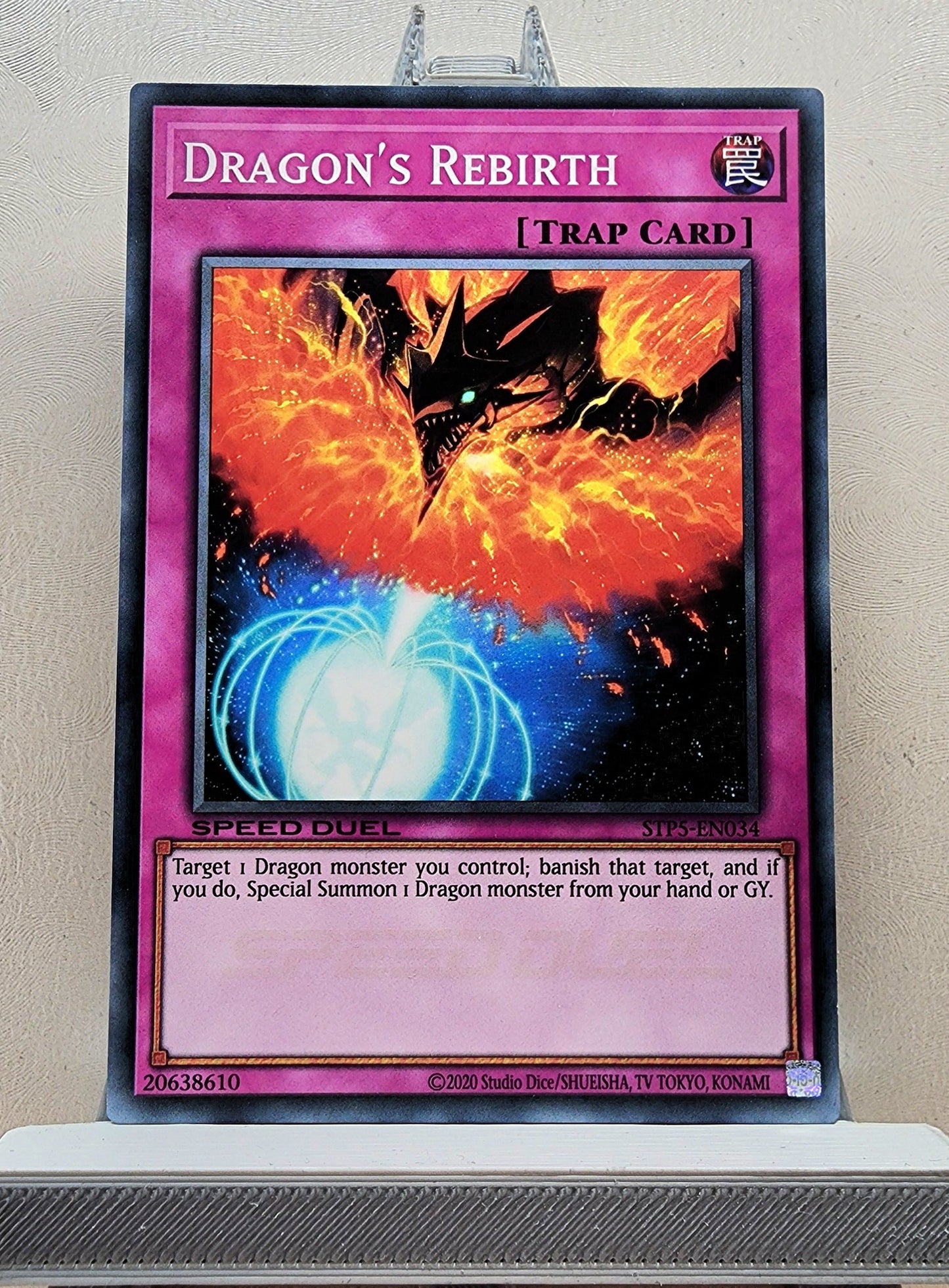 Yugioh! 1x Dragon's Rebirth (STP5 - Common) Unli Edition