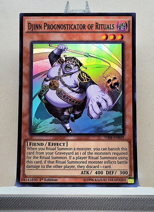 Yugioh! 1x Djinn Prognosticator of Rituals (THSF - Super Rare) 1st/Unli Edition