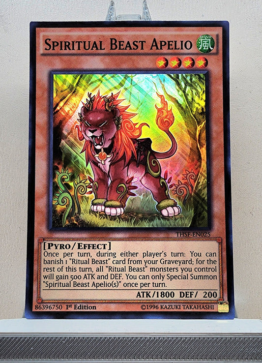 Yugioh! 1x Spiritual Beast Apelio (THSF - Super Rare) 1st/Unli Edition