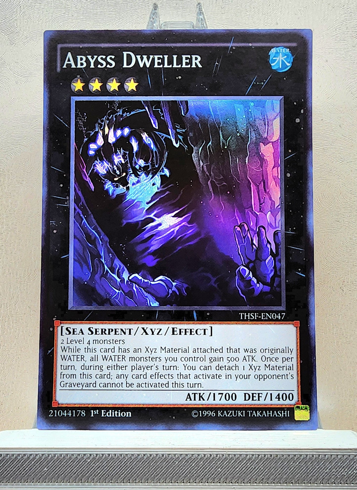 Yugioh! 1x Abyss Dweller (THSF - Super Rare) 1st Edition