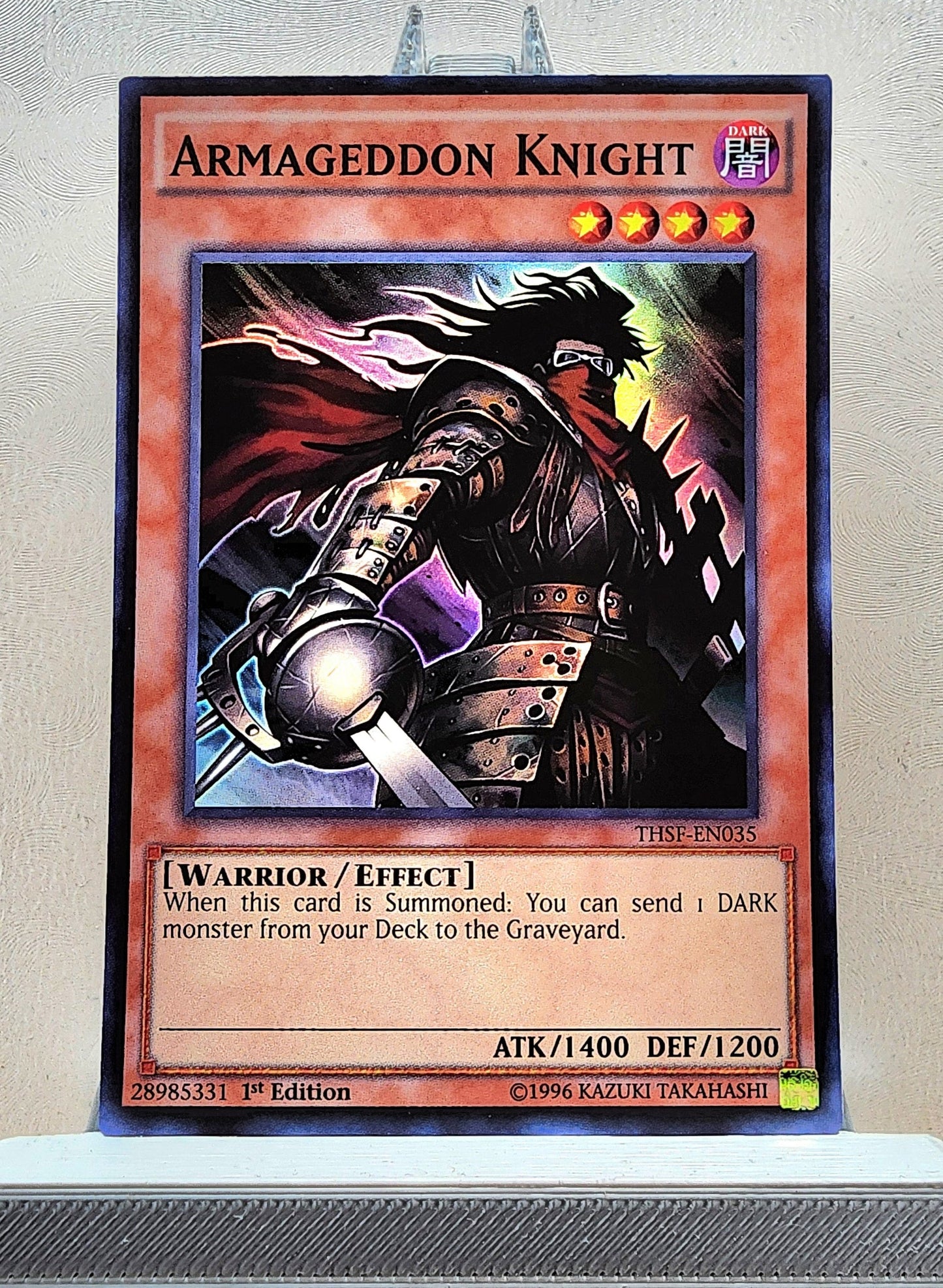 Yugioh! 1x Armageddon Knight (THSF - Super Rare) 1st Edition