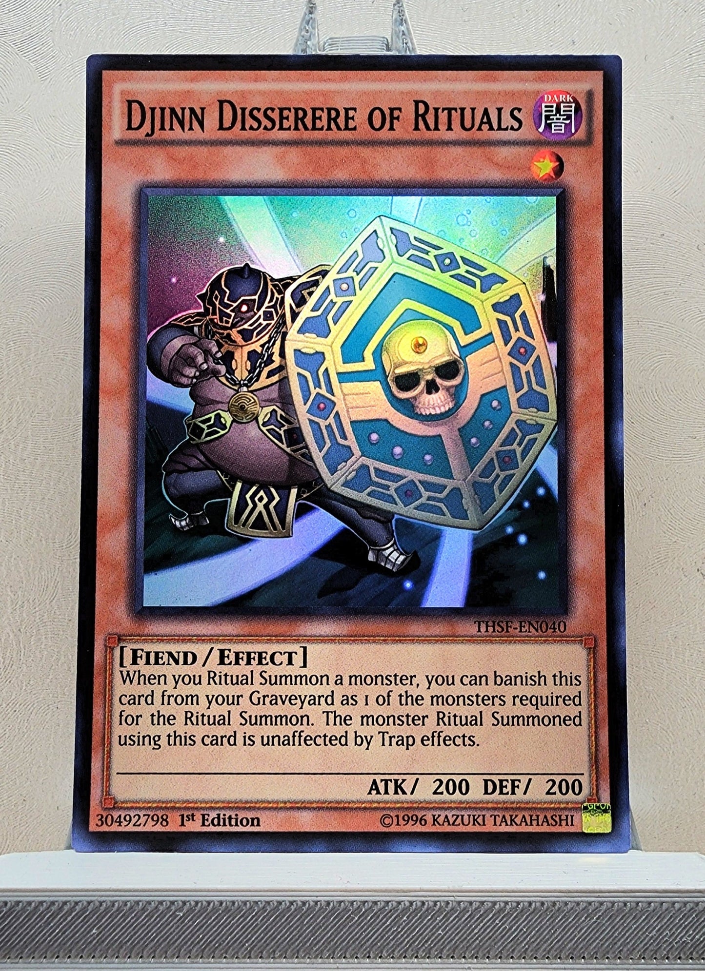 Yugioh! 1x Djinn Disserere of Rituals (THSF - Super Rare) 1st Edition