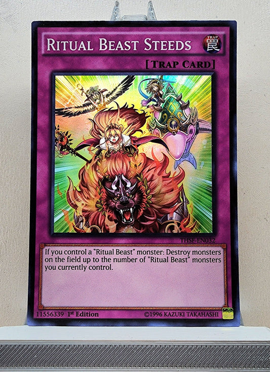 Yugioh! 1x Ritual Beast Steeds (THSF - Super Rare) 1st Edition