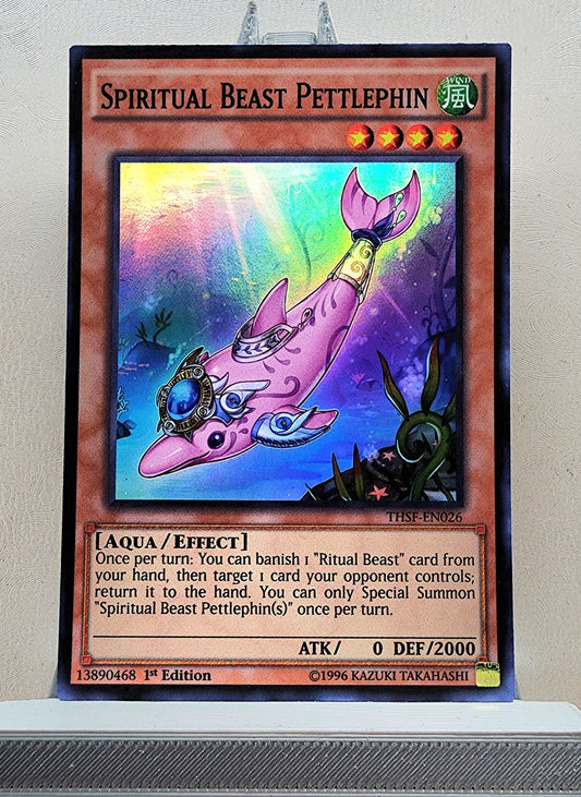 Yugioh! 1x Spiritual Beast Pettlephin (THSF - Super Rare) 1st Edition